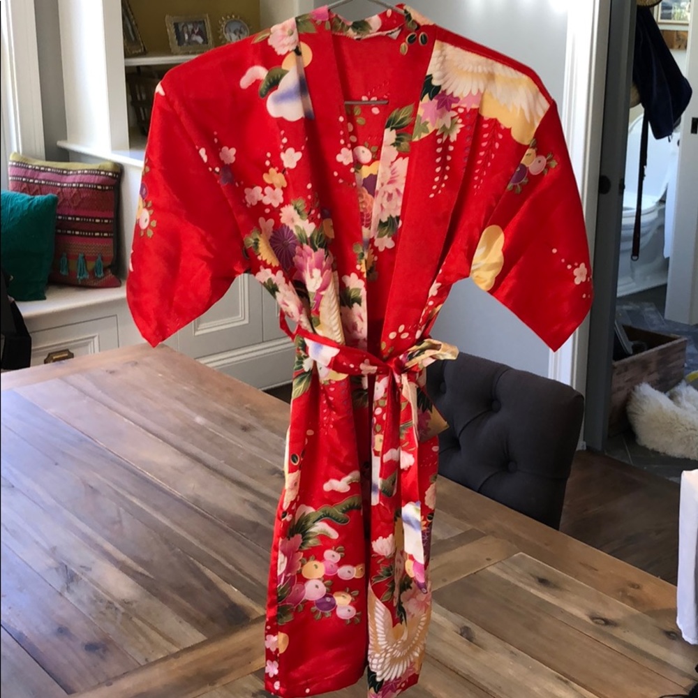 Little china girl costume robe nwot